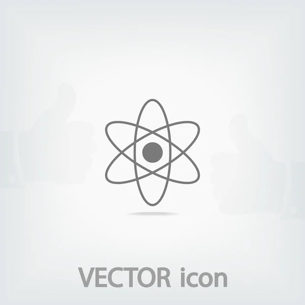 Icono abstracto del modelo de ciencia física — Vector de stock