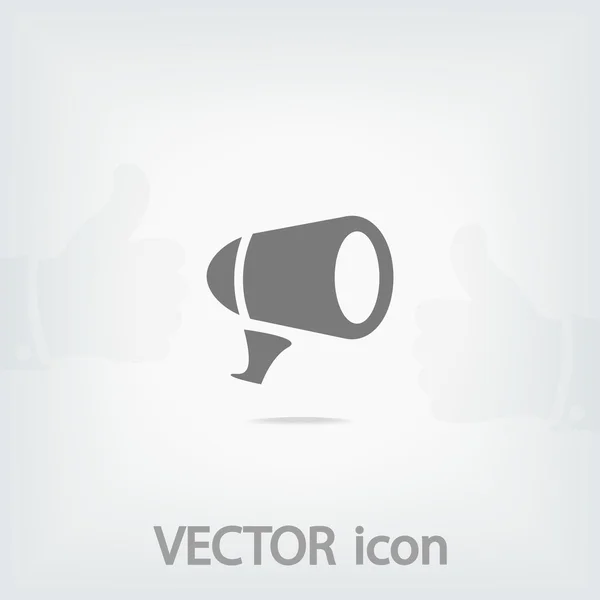 Megafon-Ikone — Stockvektor