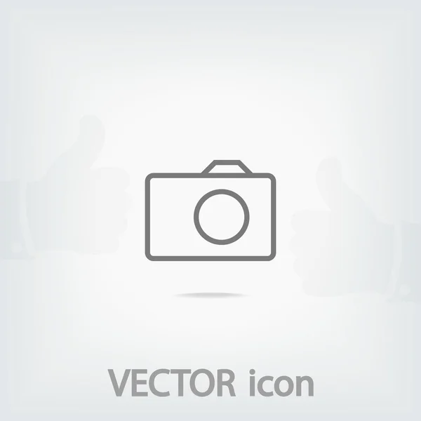 Icono de cámara — Vector de stock