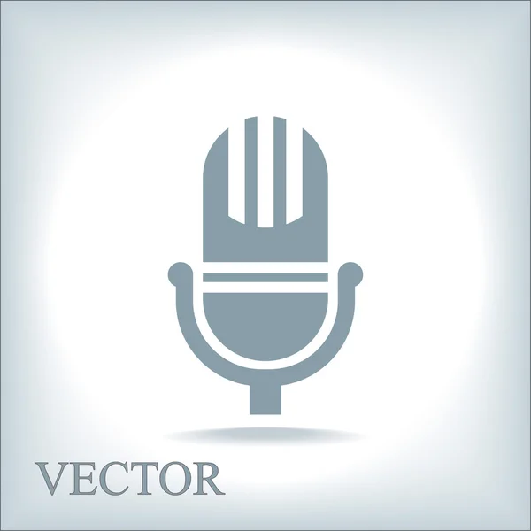 Ícone do microfone — Vetor de Stock