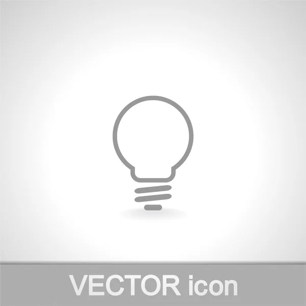 Light bulb icon — Stock Vector