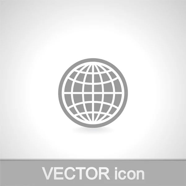 Ilustración del icono del globo — Vector de stock