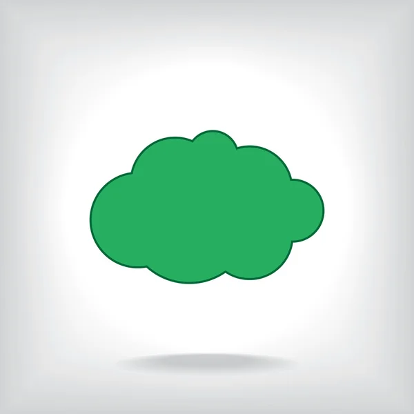 Icono de nube — Vector de stock