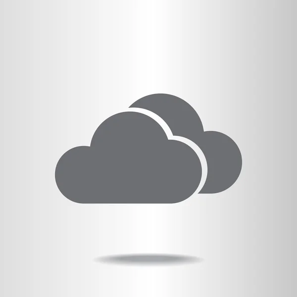 Ilustración del icono de nube — Vector de stock