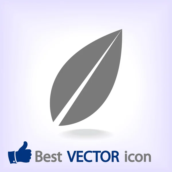 Blad pictogram — Stockvector