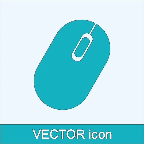 Icono del ratón ordenador — Vector de stock