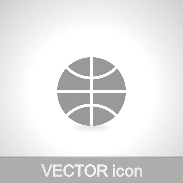 Ícone de basquete — Vetor de Stock