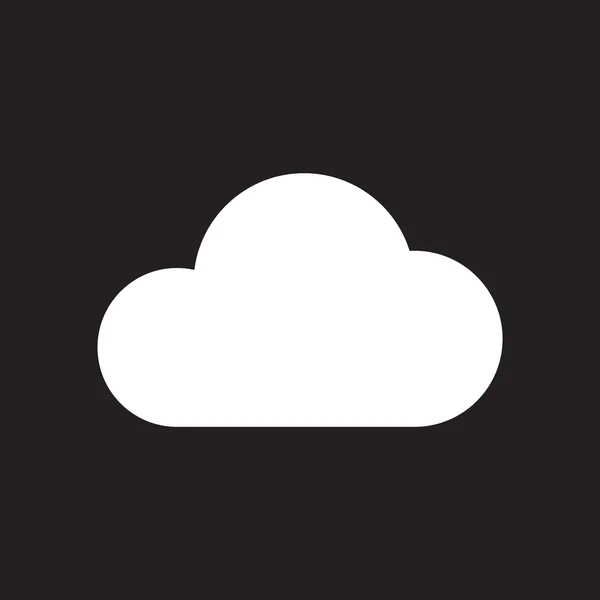 Icono de nube — Vector de stock