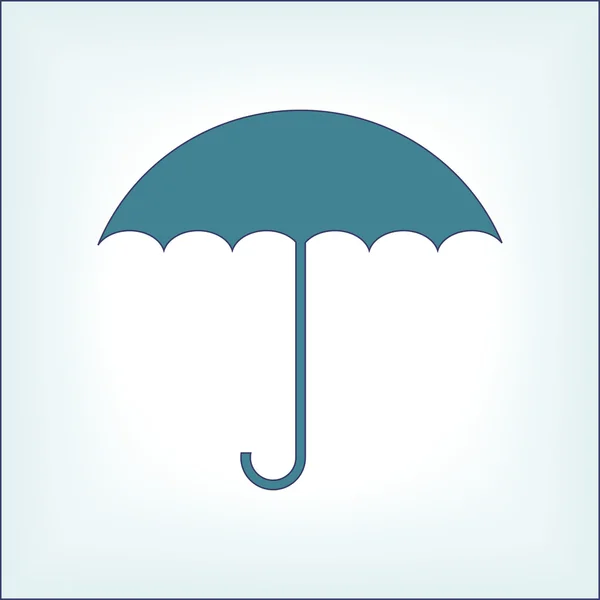 Regenschirm-Symbol — Stockvektor