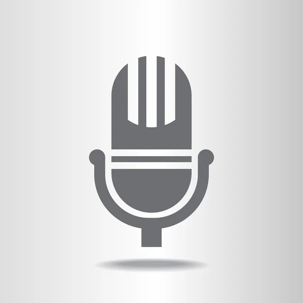 Mikrofon Simgesi — Stok Vektör
