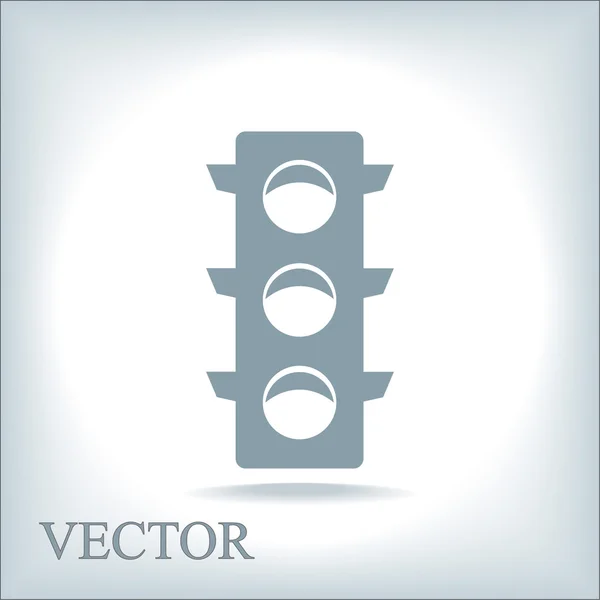 Verkeerslichten Pictogram — Stockvector