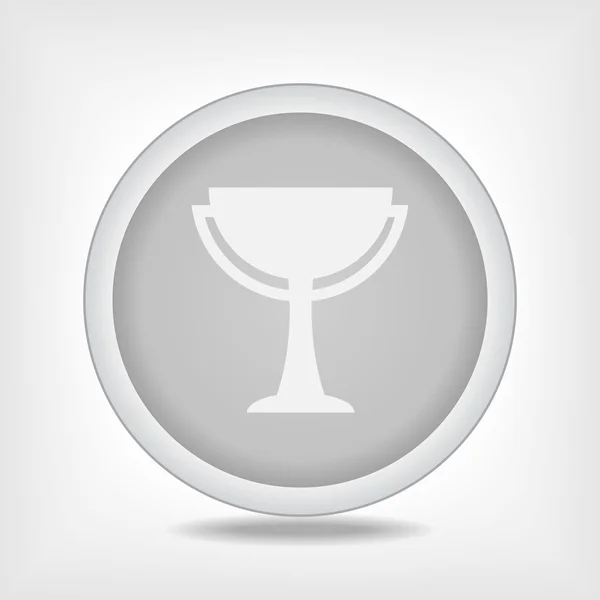 Gagnant, icône de symbole trophée — Image vectorielle