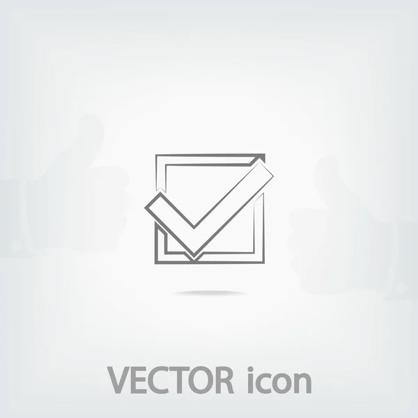 Confirm icons — Stock Vector