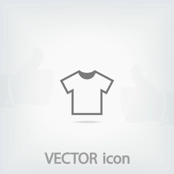 Икона футболки — стоковый вектор
