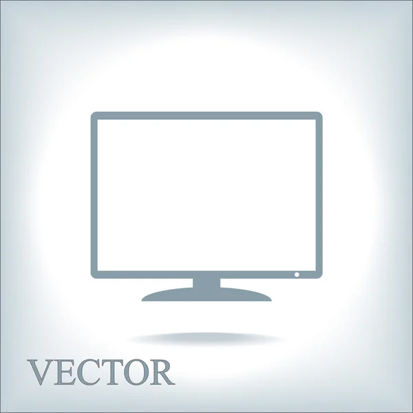 Het monitorpictogram — Stockvector