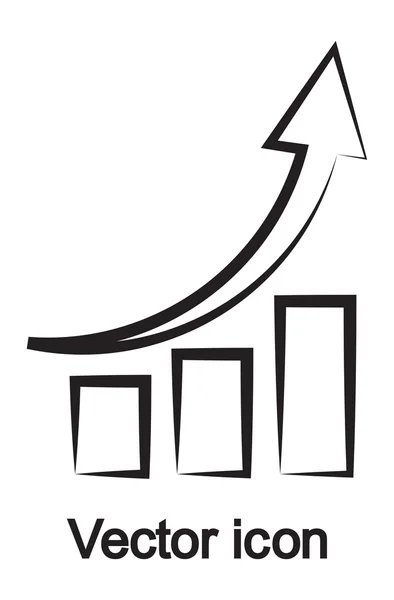 Plansza, ikonę wykresu — Wektor stockowy