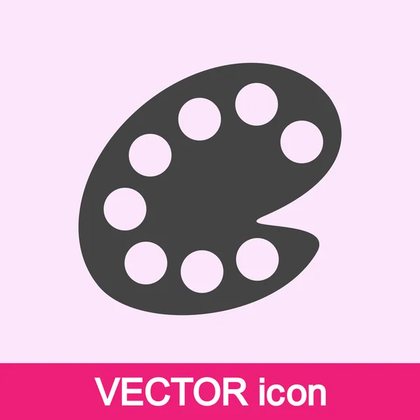 Color palette icon — Stock Vector