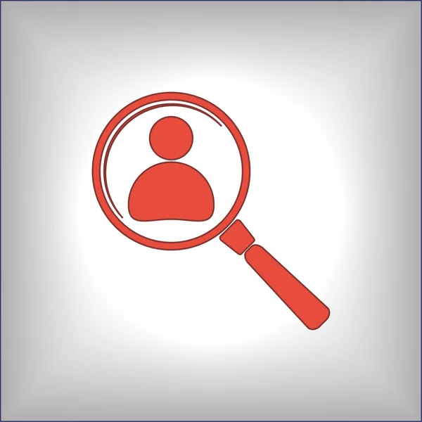 Looking For An Employee Search icon — Stock Vector