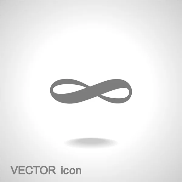 Neomezené symbolu ikona — Stockový vektor
