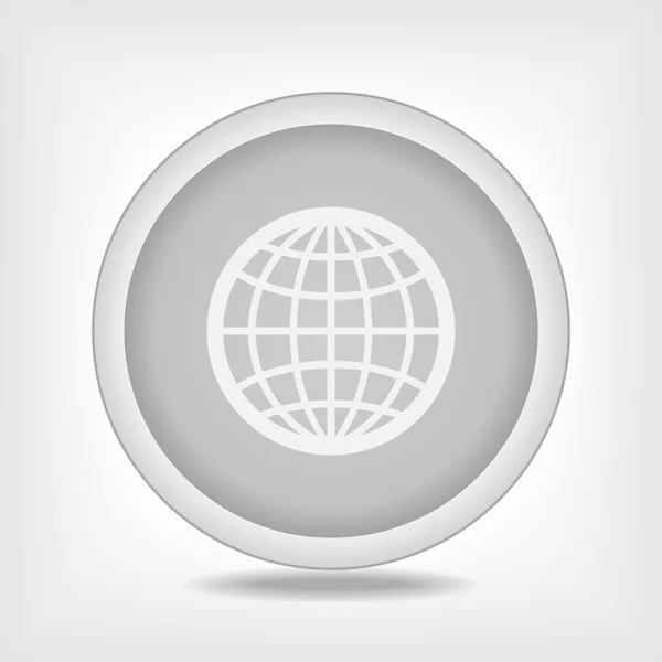 地球のアイコンの図 — ストックベクタ