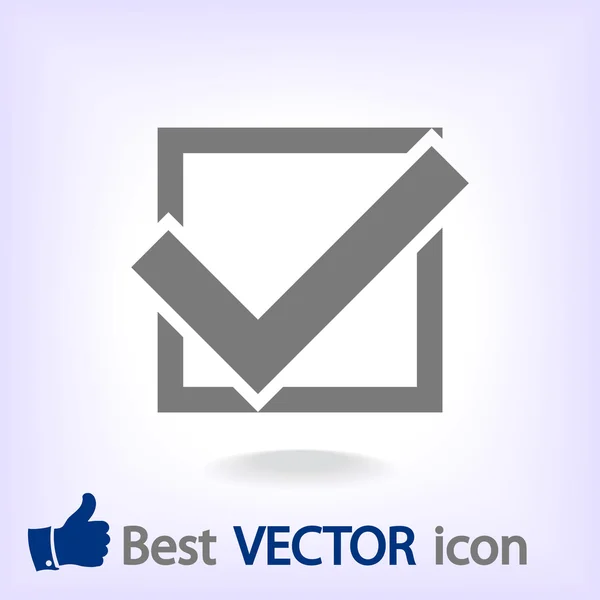 Confirm icons — Stock Vector