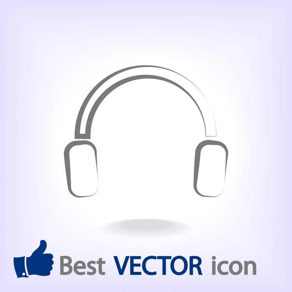 Icono de auriculares — Vector de stock