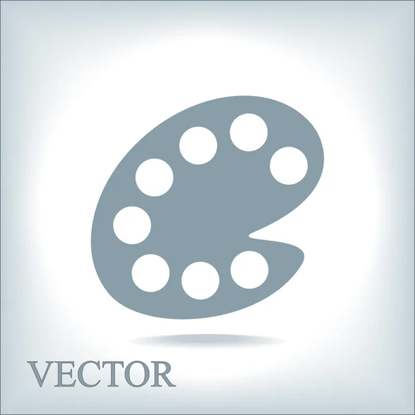 Color palette icon — Stock Vector