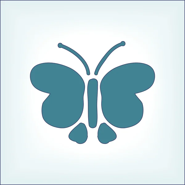 Метелик значок — стоковий вектор