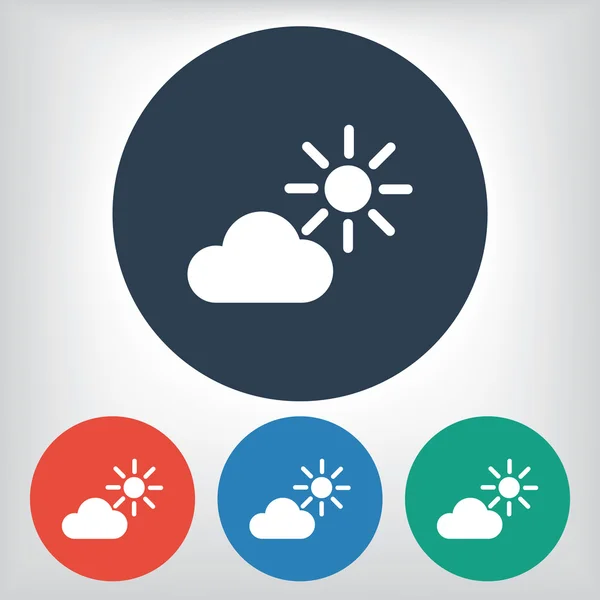 Weather Web icon — Stock Vector