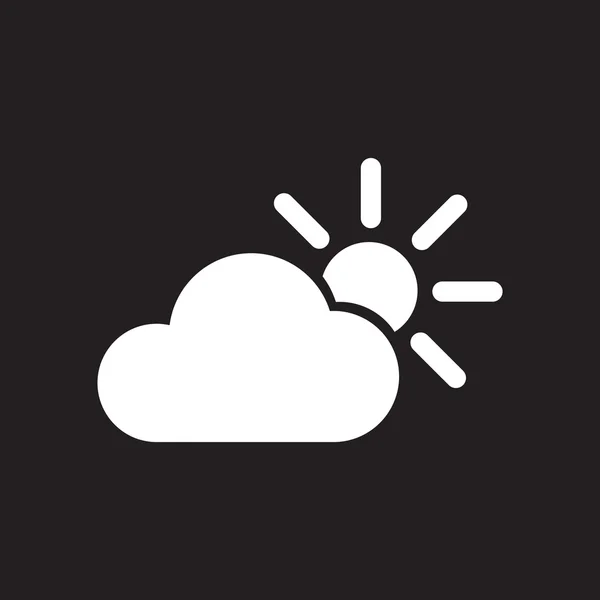 Hava durumu web simgesi — Stok Vektör