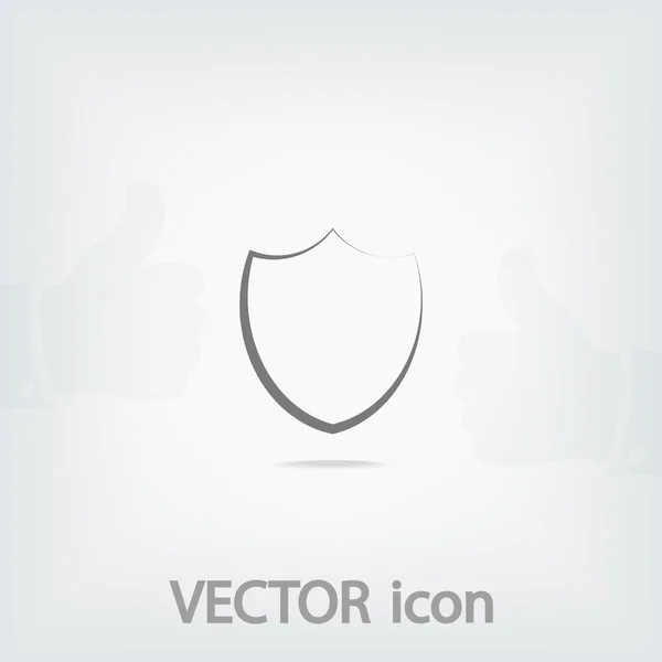 Shield icon — Stock Vector