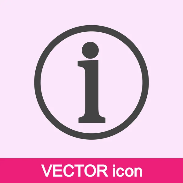 Information sign icon — Stock Vector