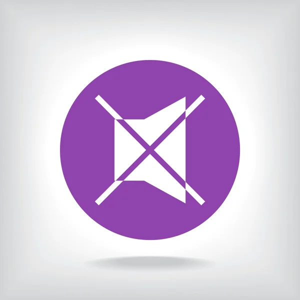 Mute symbol icon — Stock Vector