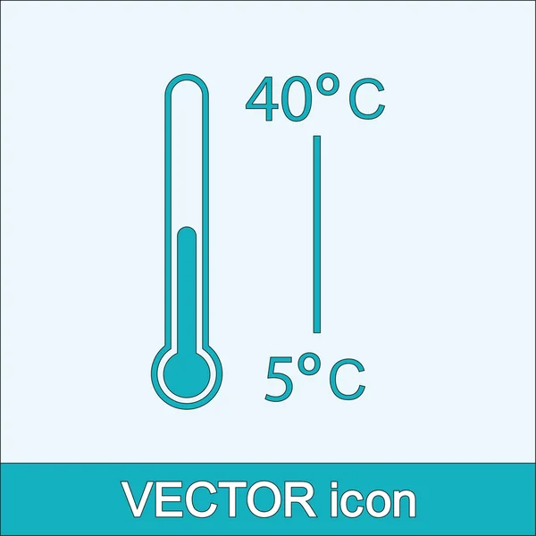 Ícone do termómetro — Vetor de Stock