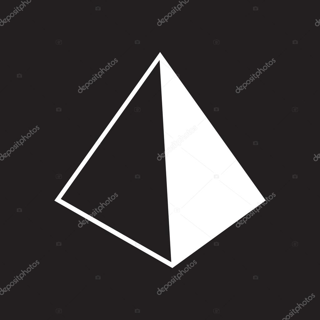 Blank empty pyramid Stock Vector Image by ©Best3d #53199723