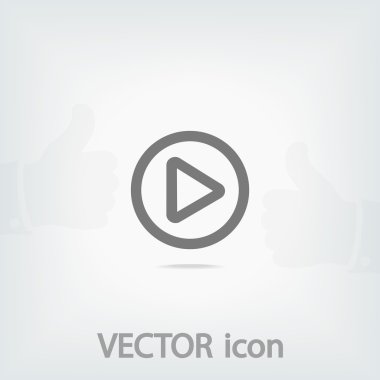 düğme web simgesi oynamak