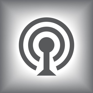 Kablosuz ağ wifi simgesi simgesi