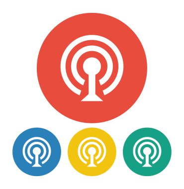 Kablosuz ağ wifi simgesi simgesi