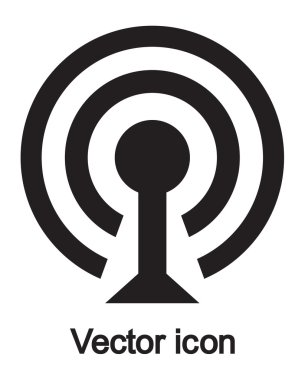 Kablosuz ağ wifi simgesi simgesi