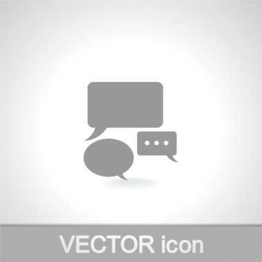 konuşma balonları simgesi