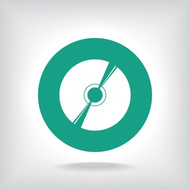 CD veya dvd simgesi illüstrasyon