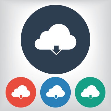 bulut indirme simgesi