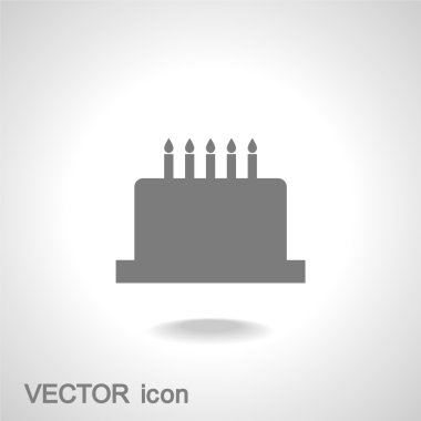 doğum günü pastası simgesi