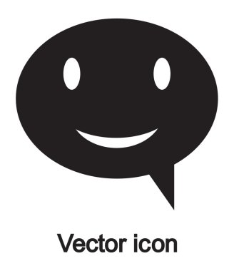 Gülümseyen baloncuk simgesi