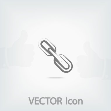 zincir bağlantı simgesi illüstrasyon