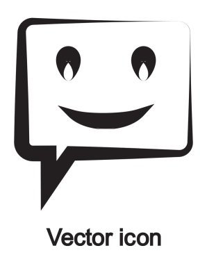 Gülümseyen baloncuk simgesi