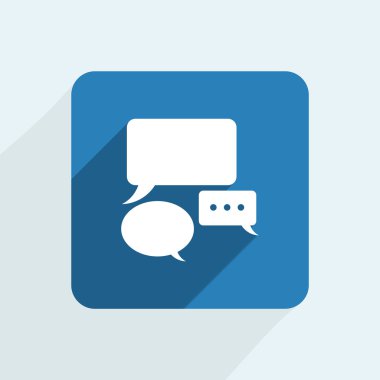 konuşma balonları simgesi