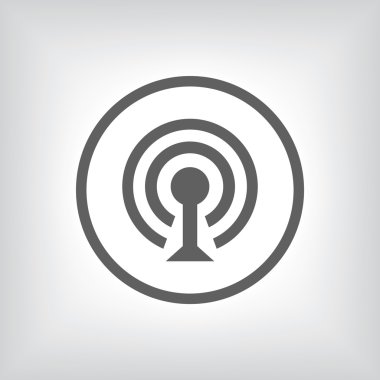 Kablosuz ağ wifi simgesi simgesi