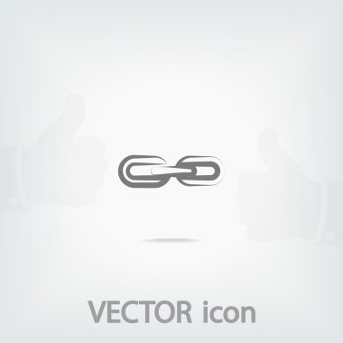 zincir bağlantı simgesi illüstrasyon