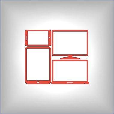 elektronik cihazlar simge kümesi